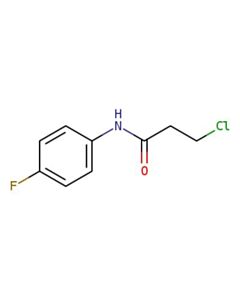 Astatech 3-CHLORO-N-(4-FLUOROPHENYL)PROPANAMIDE; 1G; Purity 95%; MDL-MFCD00018973